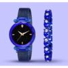 Trendy Combo of Women Metal Watch and Bracelet