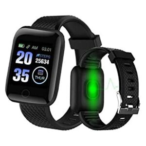 ID116 Bluetooth Smart Fitness Band Watch with Heart Rate Activity Tracker