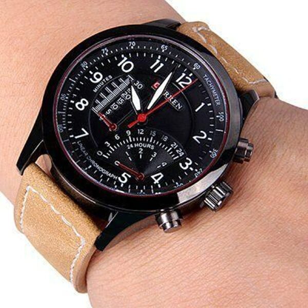 Men's Synthetic Leather Watch